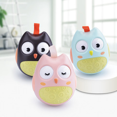 Owl tumbler toy baby music large early education 0-1 year old baby soothing toy for boys and girls