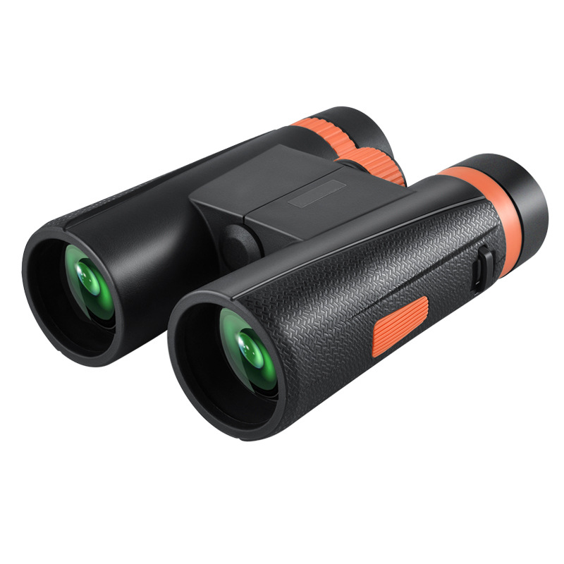 厂家新款10x42直筒望远镜双筒手持户外野营微光夜视看足球演唱会