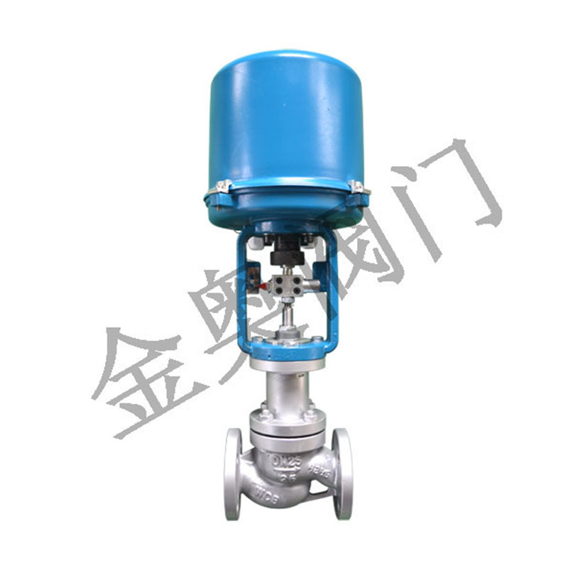 供应 金奥可批发套筒电动单座调节阀 氮封装置单向电动流量调节阀