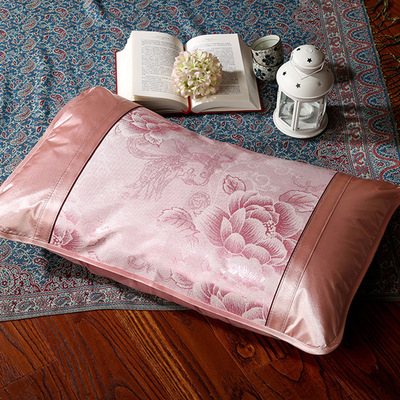 Promotion Summer fund Borneol summer sleeping mat Alone pillowcase Jacquard weave Ice silk seats pillow case summer Pillow cover wholesale