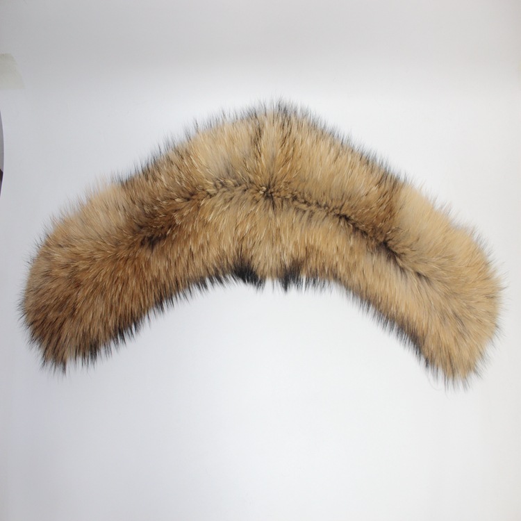 原产地厂家批发貉子毛领星星款 派克服毛领