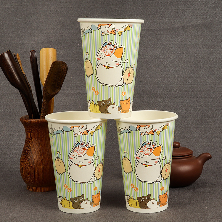 一次性广告纸杯1