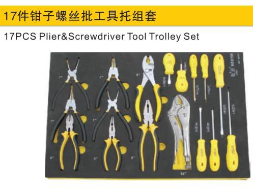 钳子螺丝批组套,17件/鹰之印