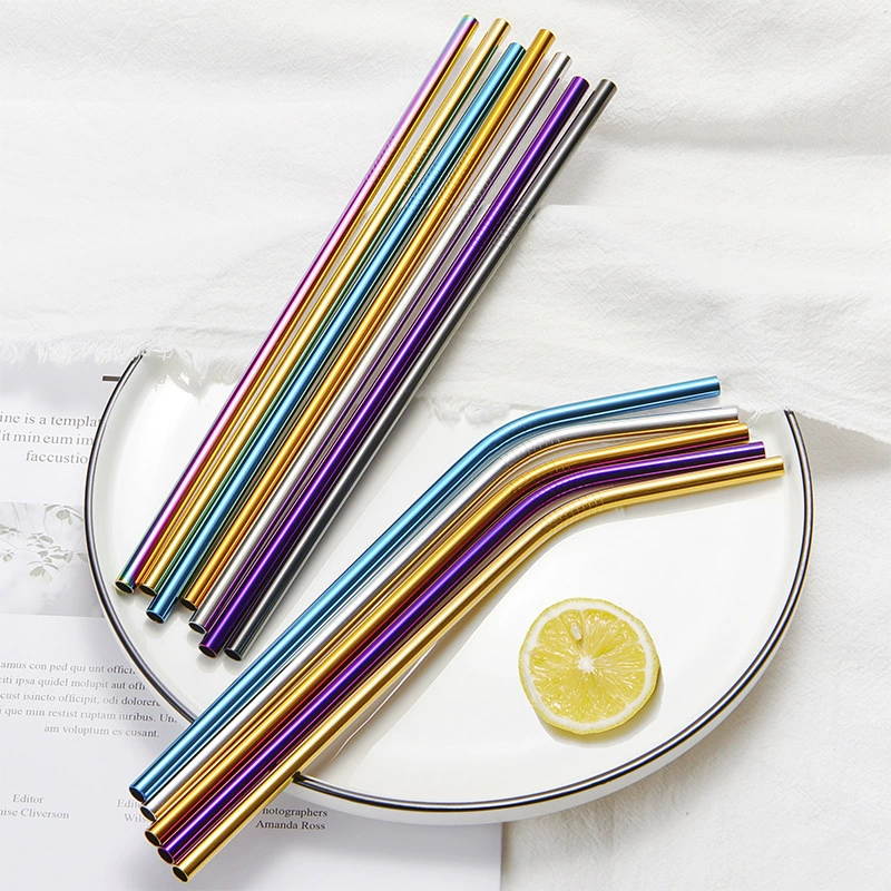 Трансграничная 40 унций Автомобильная чашка Amazon 304 из нержавеющей стали соломенного цвета молочный чай напиток длинный металлический соломенный костюм