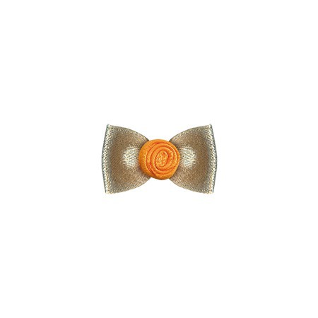 Cinta floral hecho a mano nudo ropa interior ropa Ropa Decoración hecha a mano cinta nudo Rosa 5 puntos nudo plano mano nudo