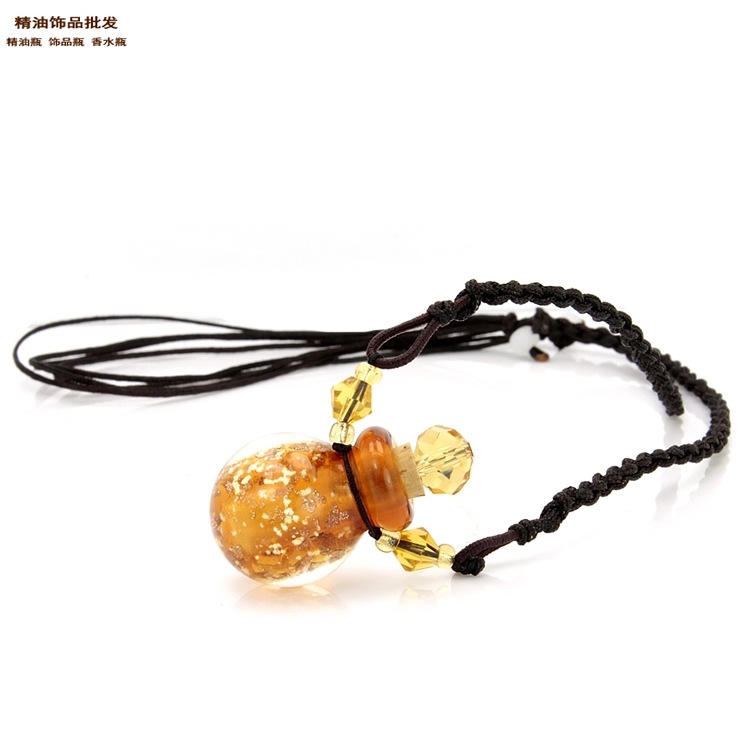 中国精油饰品网琥珀色球形金莎瓶妞妞绳项链5.jpg