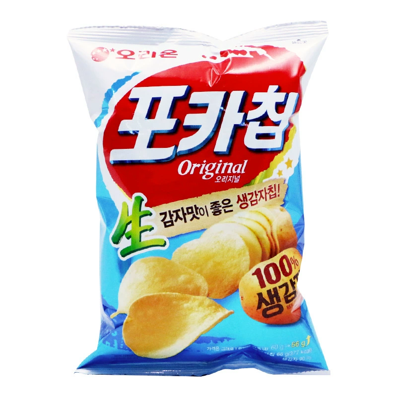 Импорт чипсов из Кореи для друга, корейский стиль, 60 г