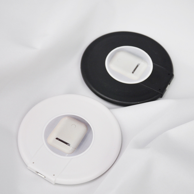 2nd and 3rd generation wireless charger for earphones Mini slim smart Bluetooth earphone charging_voghion.com