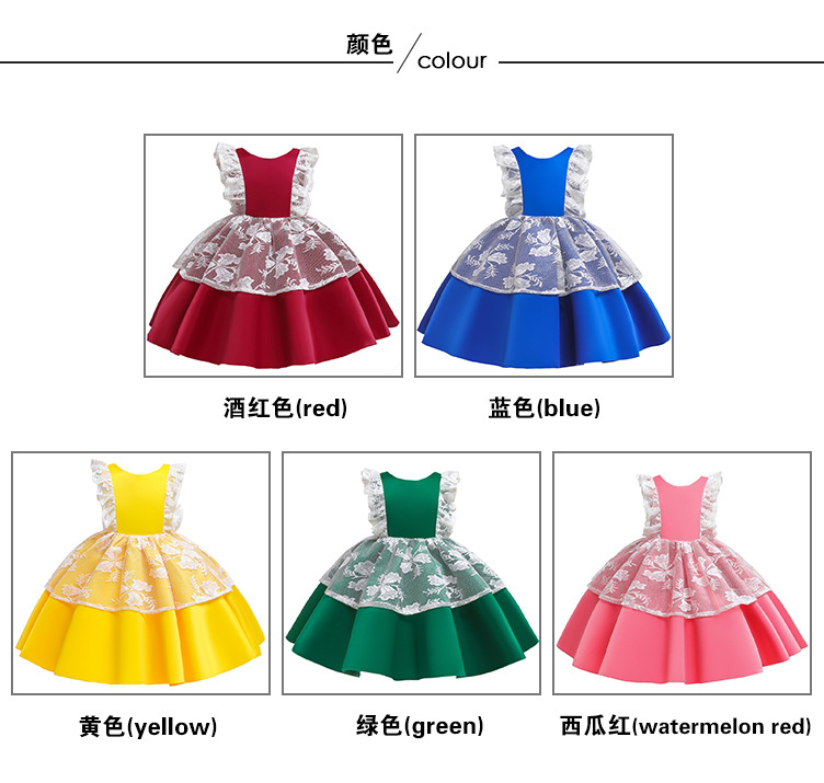 Girls Princess Pettiskirt Children Dress Children Dress Girls Christmas Costumes display picture 24