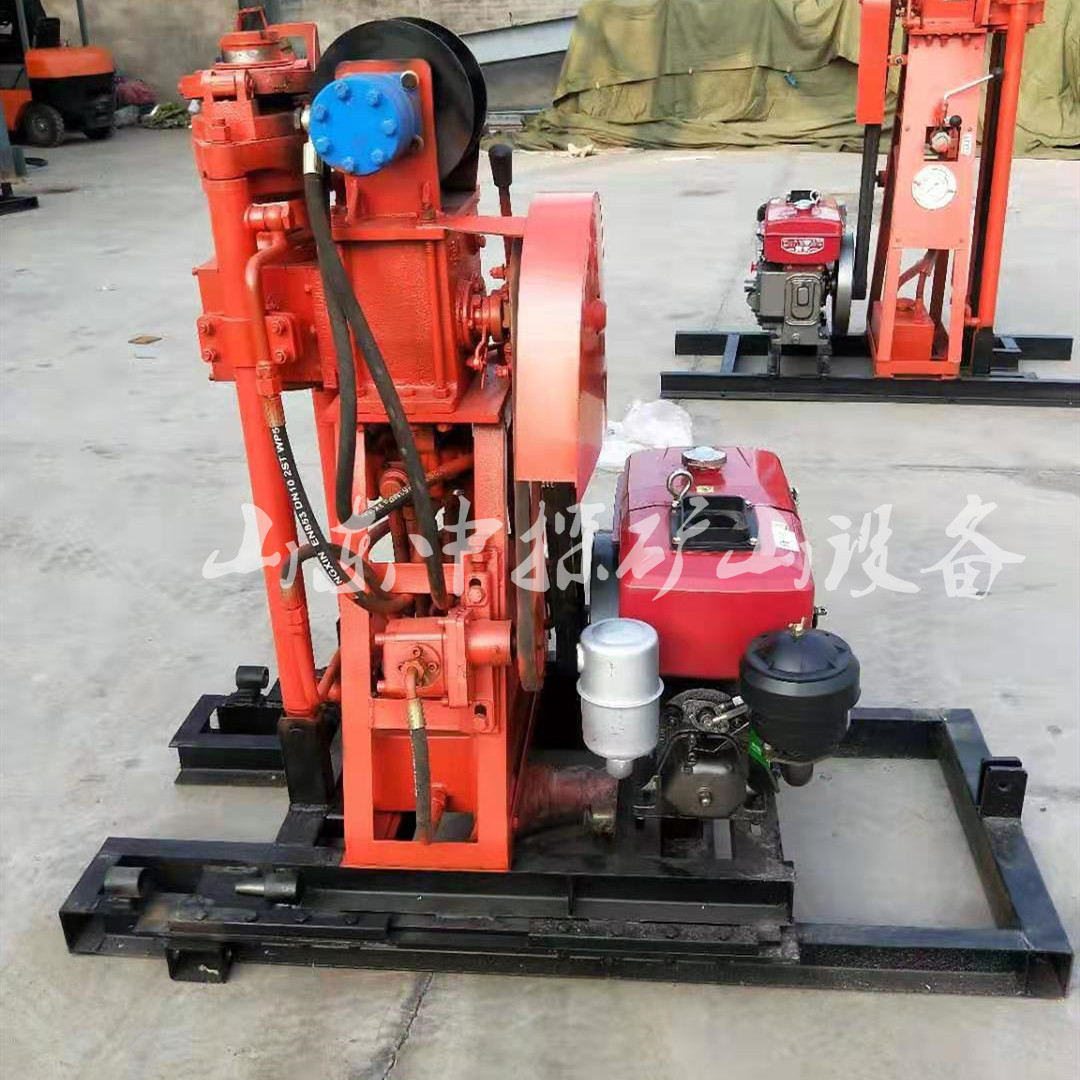厂家供应 立式岩心钻机全液压取芯钻农用工程钻井机勘查钻探机
