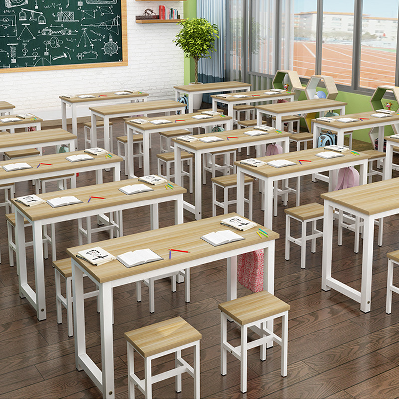 儿童学习桌培训机构桌中小学课桌补习班辅导班书桌单人双人桌简易