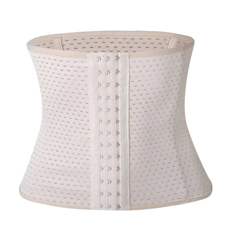 Cinturón de vientre hueco de las mujeres cinturón de plástico transpirable cuerpo que forma la ropa interior corsé deportivo cintura sello postparto corsé cintura