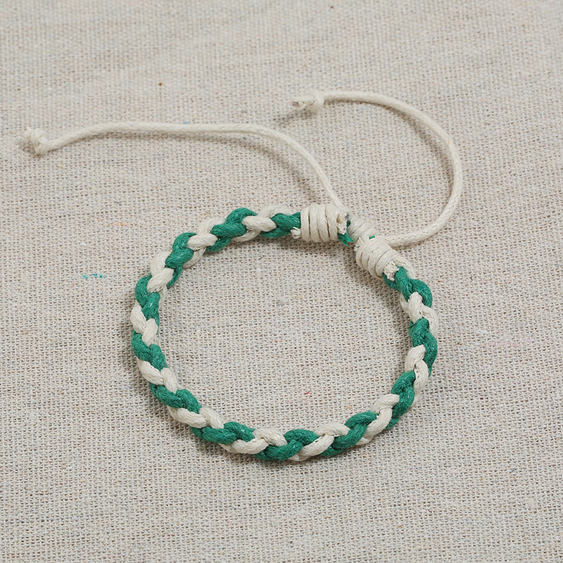 New color couple hand-woven bracelet