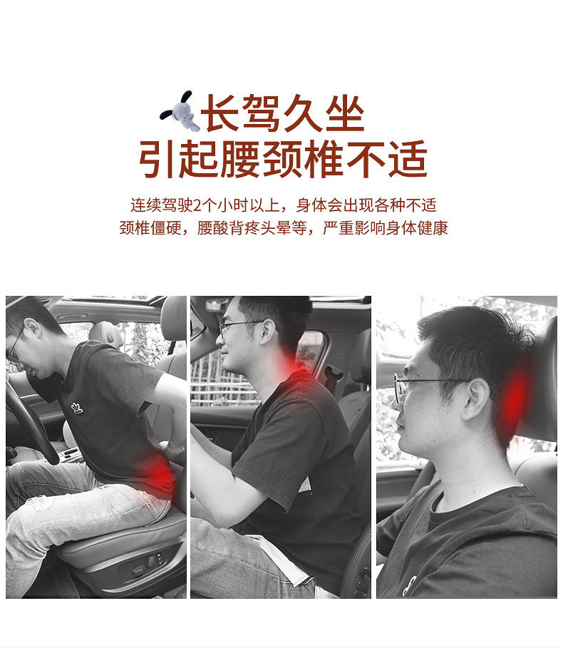 Car Headrest, Lumbar Support, Neck Pillow, Car Sleeping Artifact, Memory Foam Car Lumbar Support, Seat Cushion, Pillow Replacement