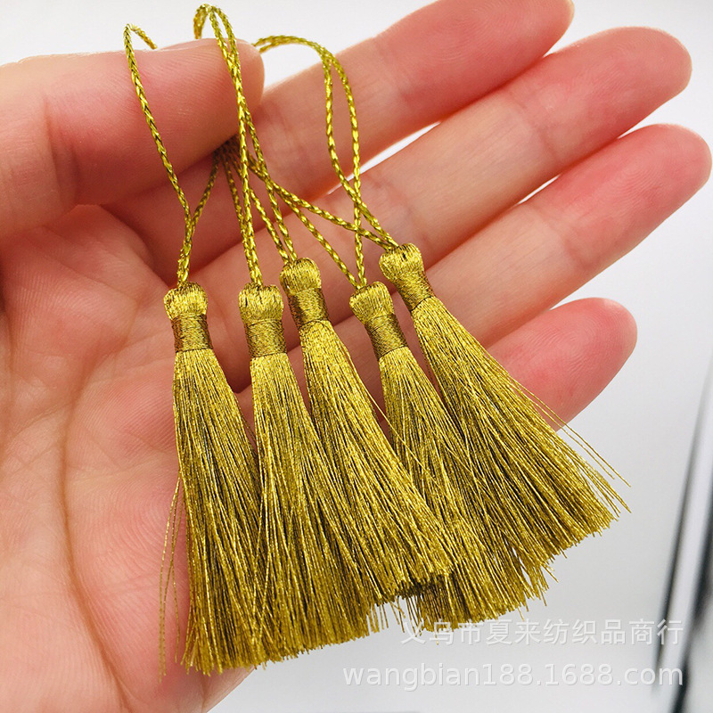 金丝线小流苏穗子中国结流苏挂件装饰 香包手工金丝流苏穗 可订