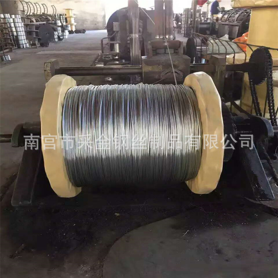 现货供应水产养殖保温养虾蔬菜大棚热镀锌钢绞线2.4/2.6/3.0mm