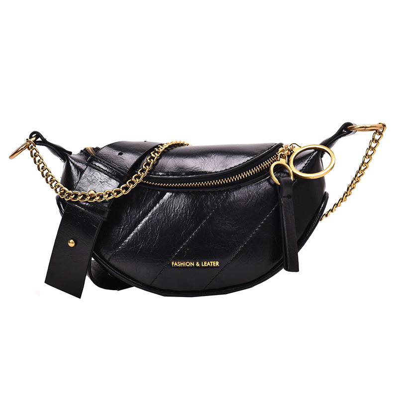 Chest Bag Female 2019 New Fashion Wild Shoulder Messenger Small Ck Female Bag Waist Bag Female Tide Ins Chain Small Bag