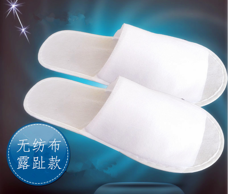 hotel Disposable slippers Hotel rooms Disposable slippers Hospitality slipper Non-woven fabric thickening non-slip slipper