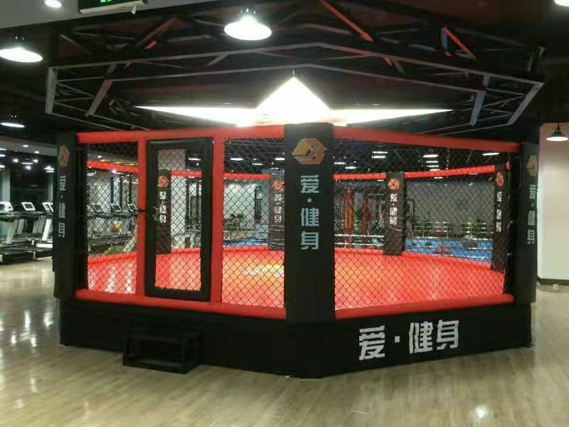台式散打擂台比赛综合格斗搏击擂台标准台式八角笼武术训练围栏-阿里巴巴