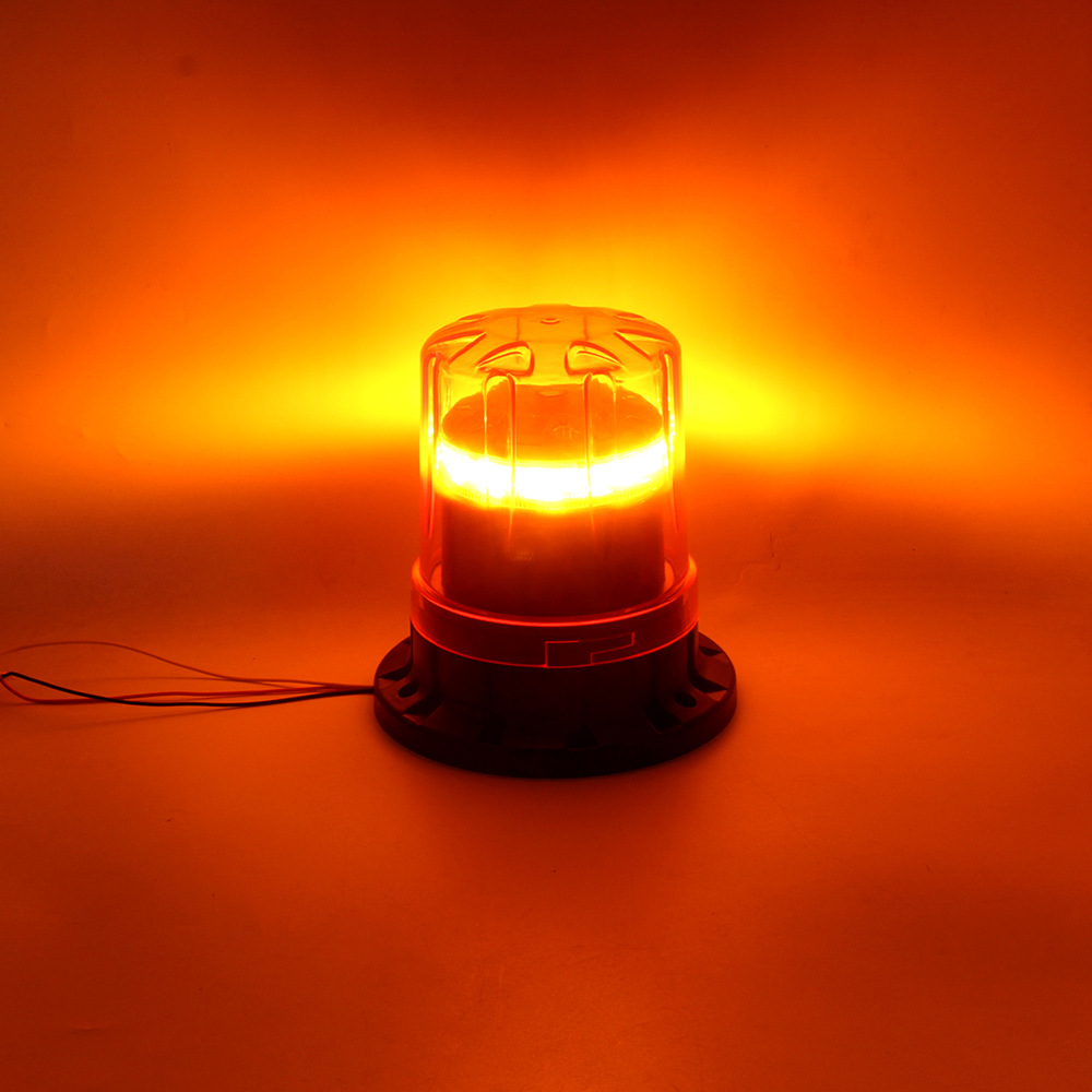 Car LED flash warning light magnetic roof flash light red and blue bright strobe warning light waterproof and dustproof