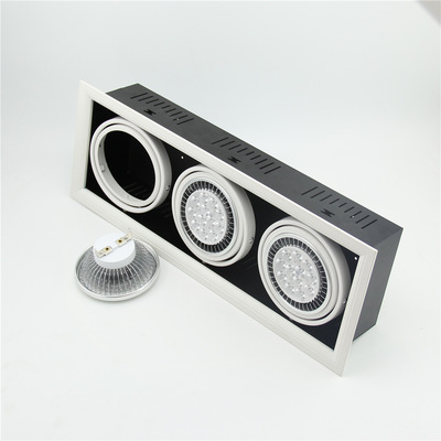 双头灯ce司朗DC12Vip44AR111 12W灯射灯光源斗胆灯照明工业LED|ru