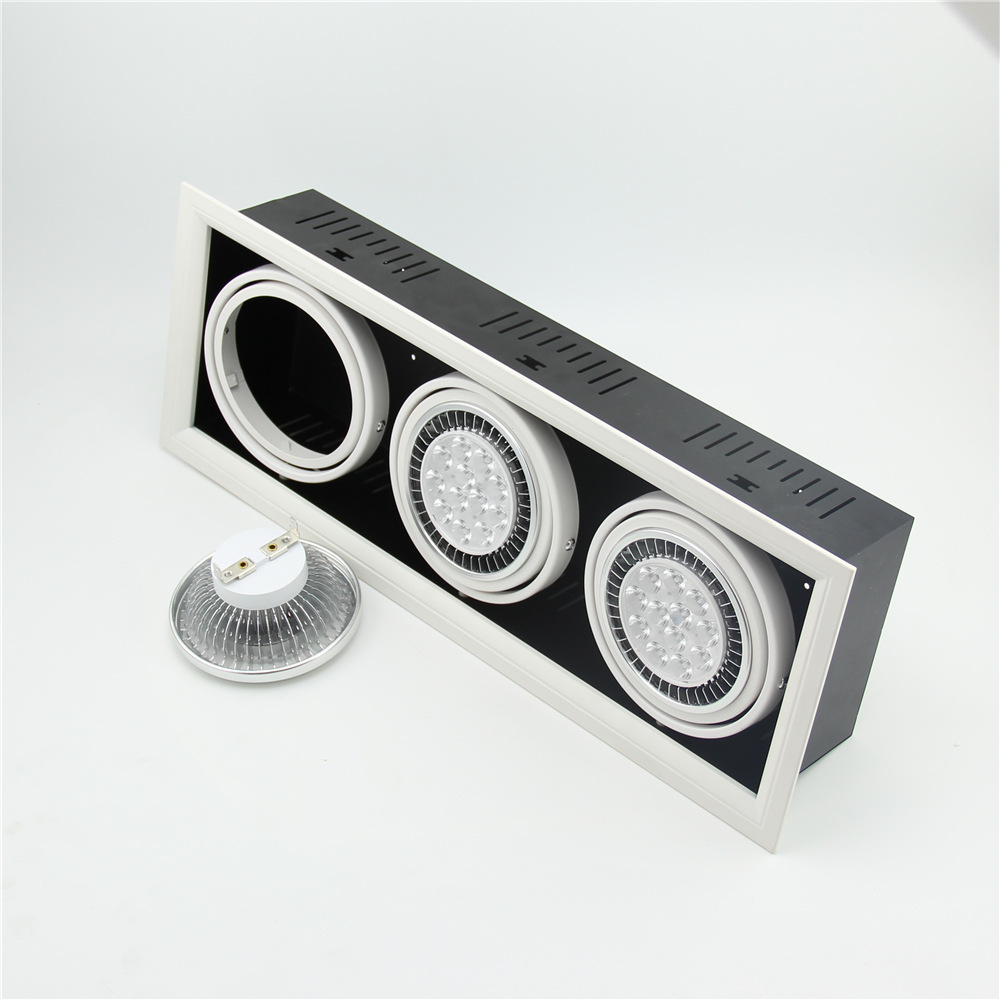 双头灯ce司朗DC12Vip44AR111 12W灯射灯光源斗胆灯照明工业LED|ru