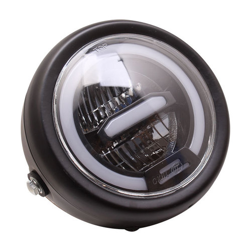 Retro motorcycle modified LED daytime running aperture front headlight Harley motorcycle headlight retro light