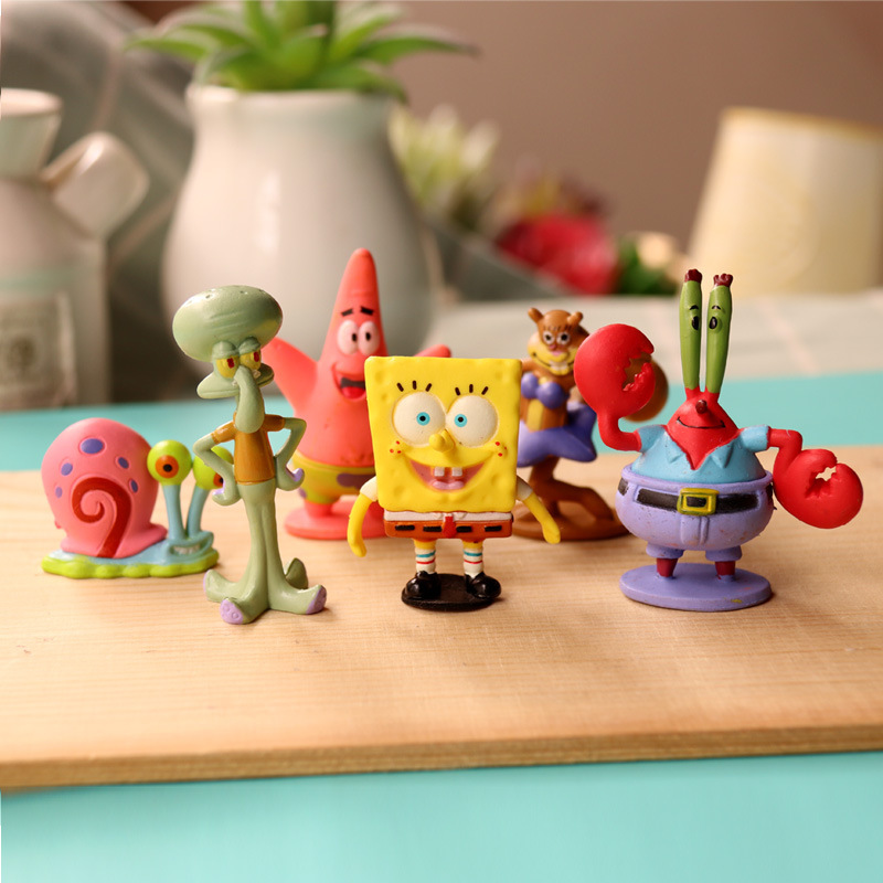 Spongebob Baby Doll Paida Star Squidward Squidward Handmade Cake Decoration Children's Holiday Gift Car Decoration