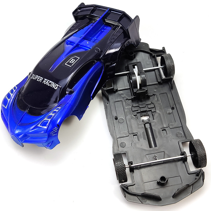 Fábrica directa de juguetes de simulación de plástico coche de carreras coche de juguetes para niños coche de puzzle modelo al por mayor