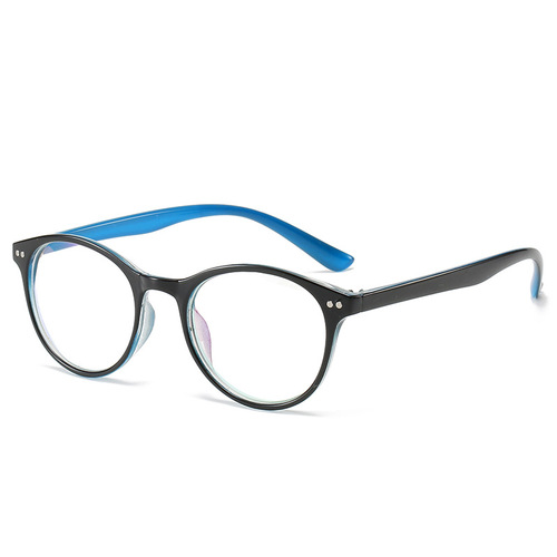 Vintage-style screw-in round eyeglass frames for both men and women, compatible with ready-made prescription glasses with degrees ranging from 50 to 600.