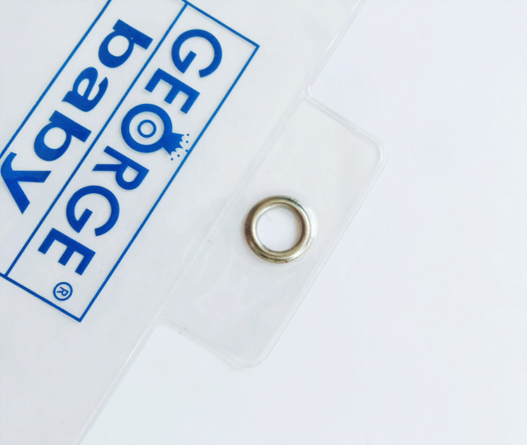 厂家定制PVC婴儿尿布包装袋 透明PVC服装拉链袋 环保幻彩