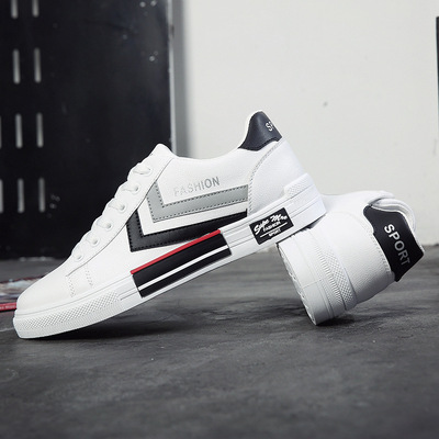 Manufactor 2020 Spring new pattern Men's skate shoes fashion handsome Trend Casual shoes White shoes man student