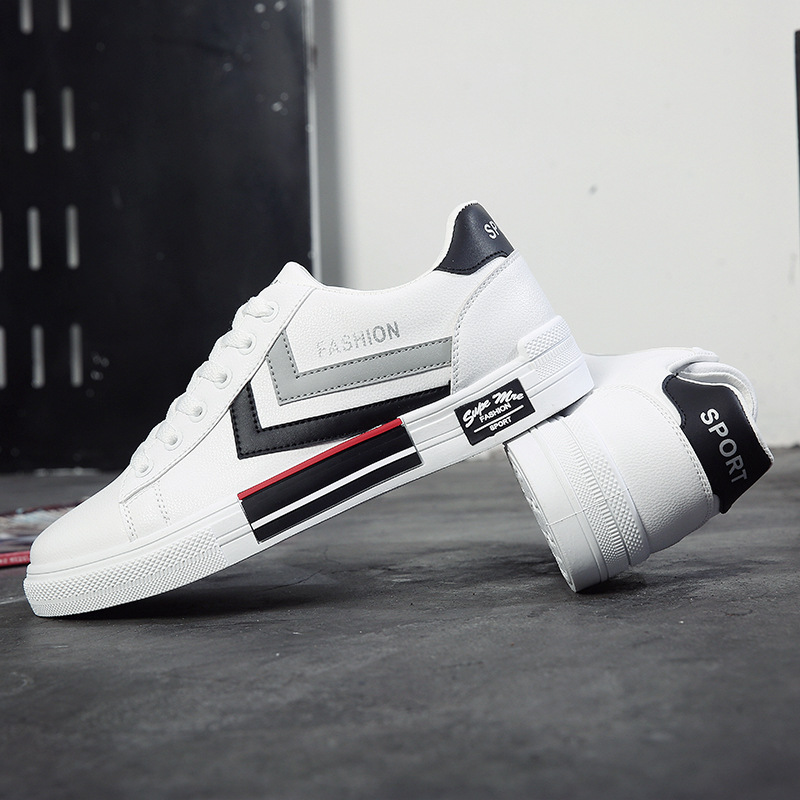 Manufactor 2020 Spring new pattern Men's skate shoes fashion handsome Trend Casual shoes White shoes man student