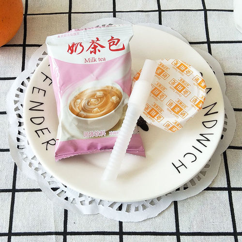 Classic Instant Milk Tea 30 Cup Pack Full Carton Strawberry Sweet Potato Original Brew Milk Tea Powder Beverage Coconut Jelly Milk Tea