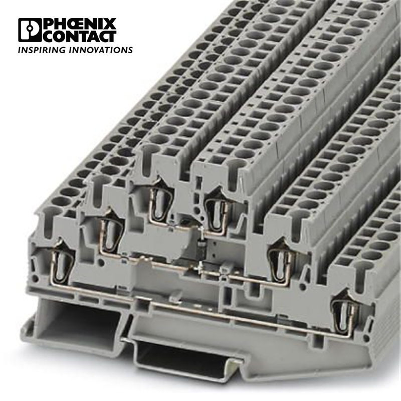 菲尼克斯多层接线端子2.5平方弹簧连接-ST 2,5-3L-DIO/M-O