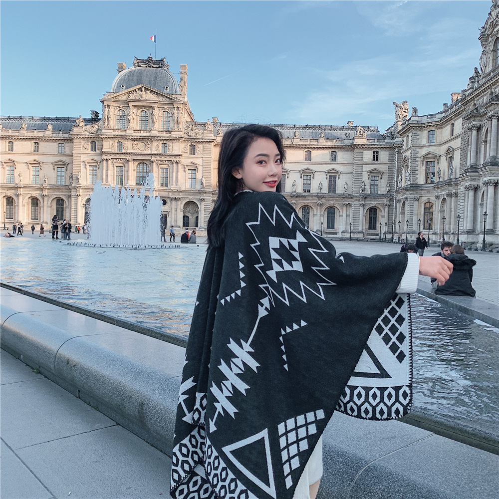 Korean Fashion Oversized Scarf display picture 1