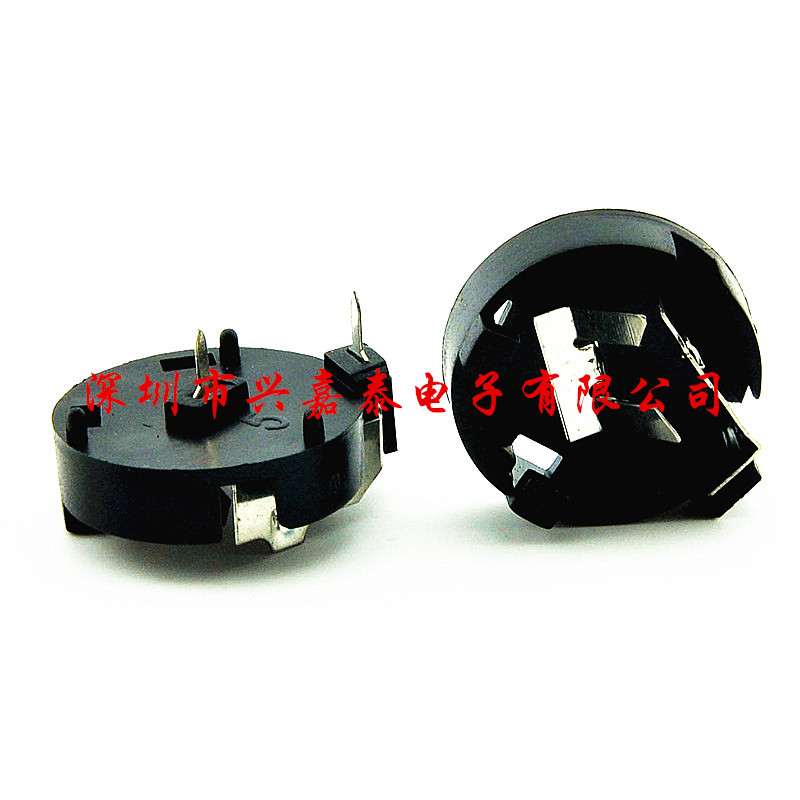 直插 CR1220 电池座 CR1220 直插纽扣电池座 BS-1220-1