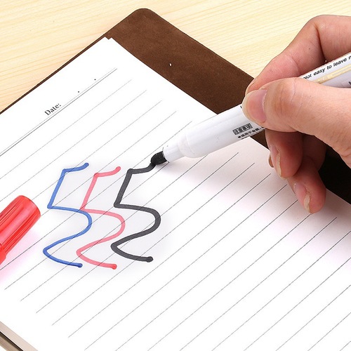 Red, Blue, Black Teacher School Training Use Erasable Whiteboard Markers Thick Tip Erasable Refillable Markers Factory Wholesale