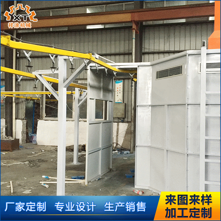 喷涂生产线 悬挂式吊空链喷涂生产线 涂装机械喷漆设备