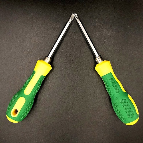 Factory direct sales dual-purpose screwdriver multi-functional cross screwdriver with magnetic slotted screwdriver four-inch cross screwdriver