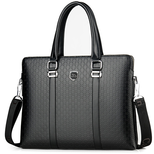 Bodi Kangaroo Men's Handbag Briefcase Business Computer Bag Shoulder Crossbody Handbag Cross-Border Supply 1905