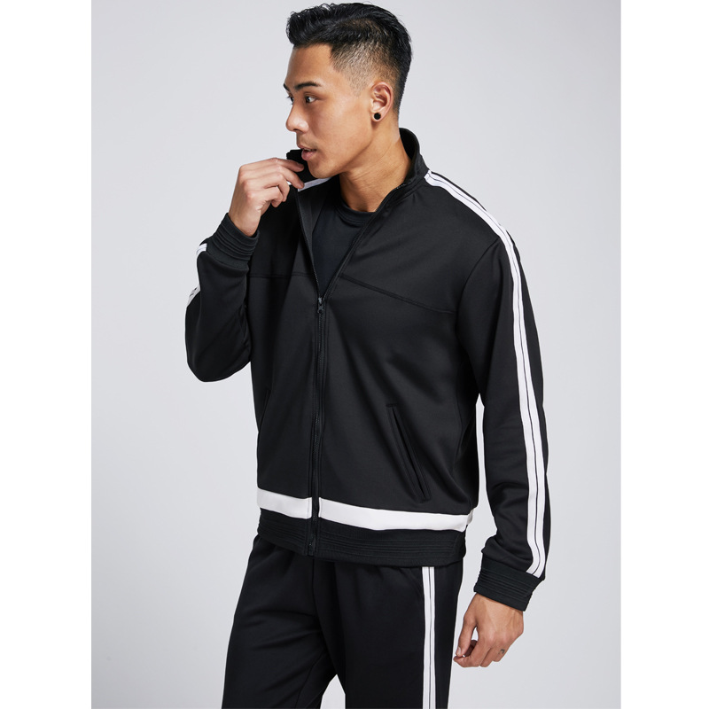 男士运动休闲外套单件 白色双边 长拉链 带口袋拉链 全新现货包邮