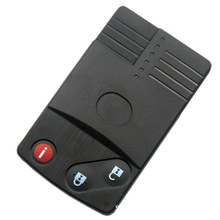 适用于马自达2+1红键智能卡遥控壳 美规 Miata MX5智能遥控钥匙壳