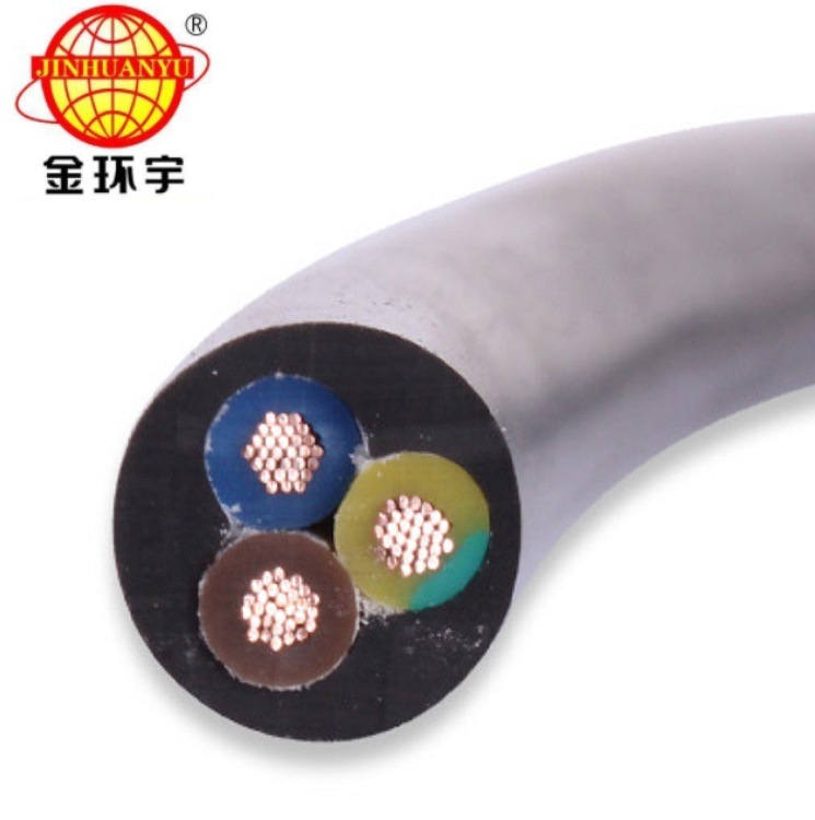 Jin Yu Yu wire Cable 2/3/3 + 1/3 +2 core RVV power cord sheath Flexible cords Pure copper Retardant cable