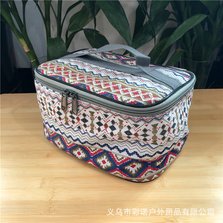 彩诺户外品牌调味瓶套装厂家现货批发便携烧烤餐盒定制收纳包