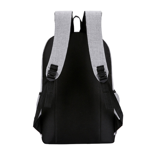  New College Style Neutral Double Shoulder Bag Solid Color Travel Polyester Multi-Piece Set Bag