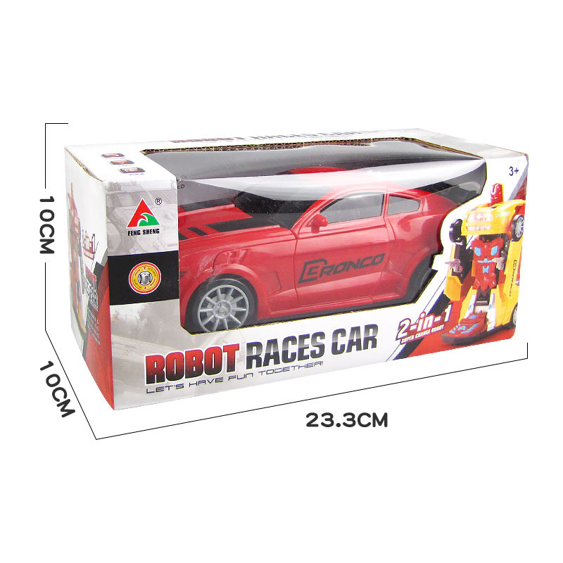 Nuevos niños deformación eléctrica coche luz música universal transformación robot modelo de coche puesto de venta caliente Juguetes