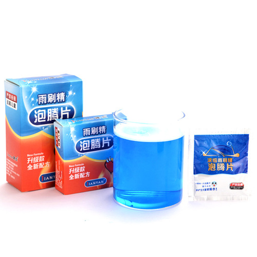 Car glass water solid wiper essence super concentrated gift car cleaning agent wiper essence cleaning effervescent tablets
