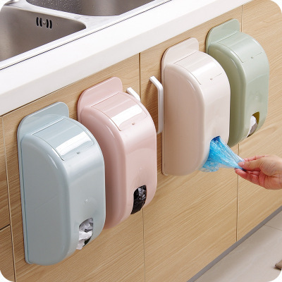 廚房用品收納盒 實用小工具垃圾袋置物架 廚房神器 雜物整理盒