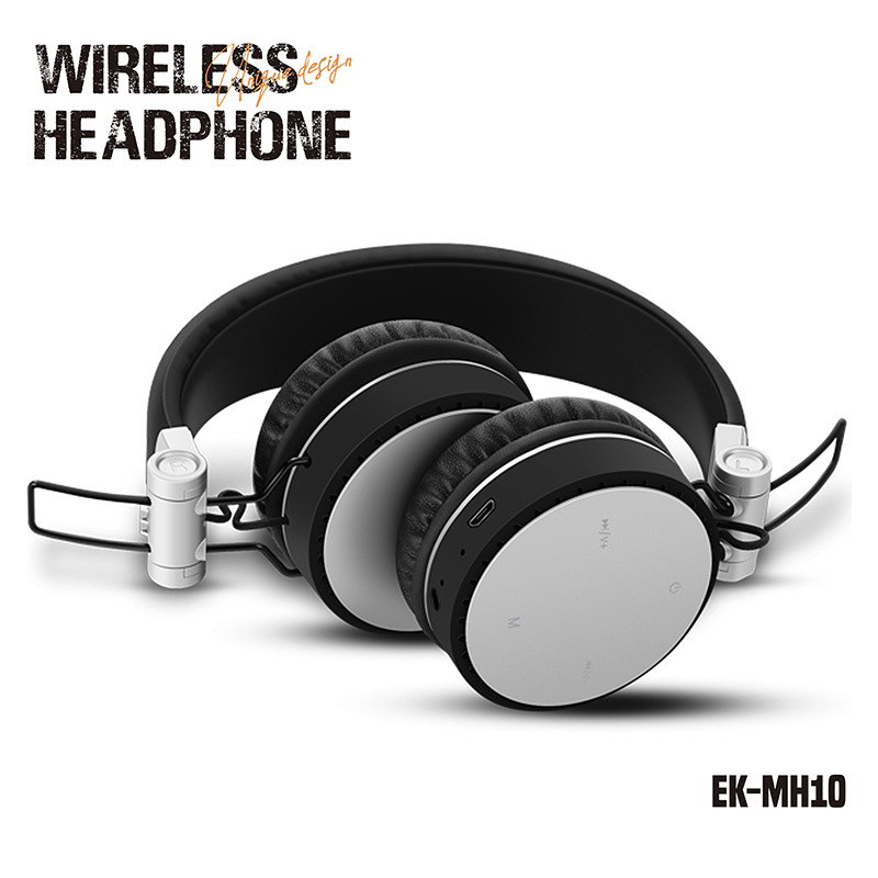 MH10新款头戴式运动蓝牙耳机5.0可插卡批发耳机 圆形舒适蓝牙耳麦